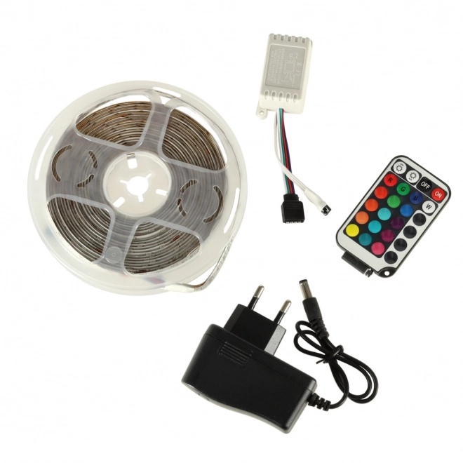 Vodoodporni LED trak RGB s krmilnikom 5m