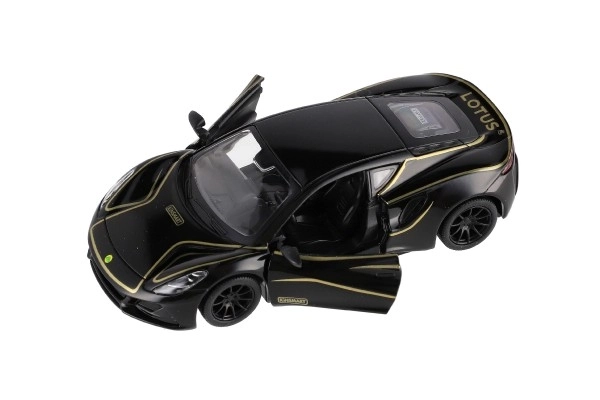 Auto Kinsmart Lotus Emira 1:38 kov/plast 12,5cm 3 barve na vzvratno navijanje 12 kosov v škatli