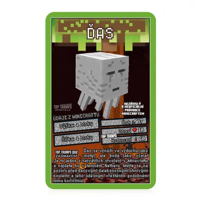 Kartna igra Top Trumps Minecraft