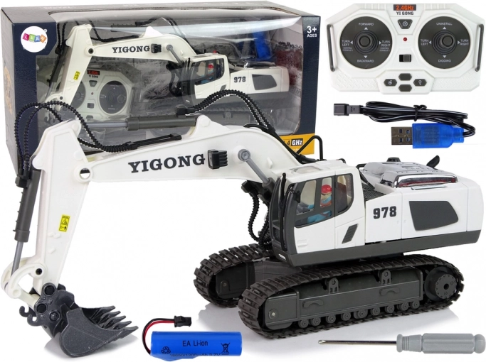RC gosenično bagerje 2,4 GHz z daljinskim upravljalnikom