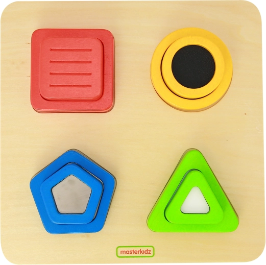 Leseni senzorični vstavljanka MASTERKIDZ Montessori