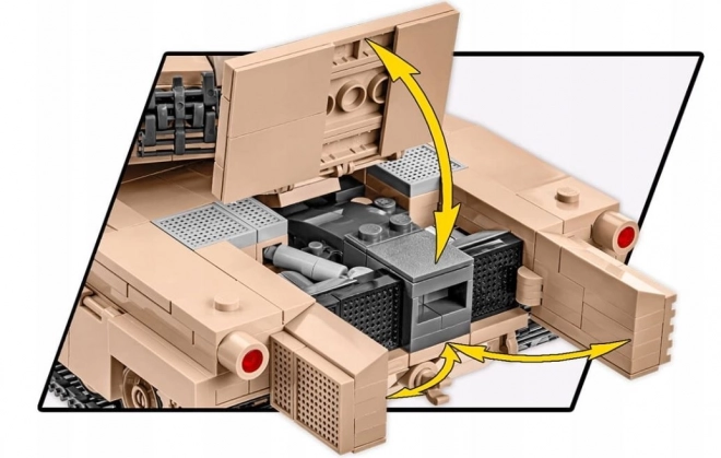 COBI 2622 Oborožene sile Abrams M1A2, 1:35, 982 k, 1 f
