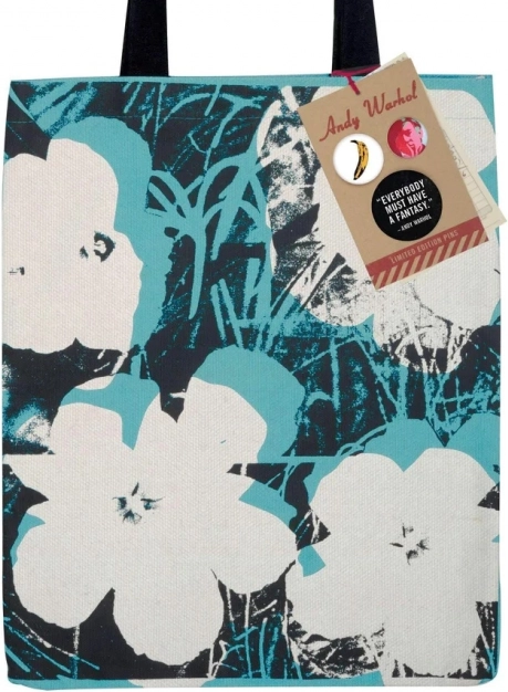 platnena torba s cvetovi andy warhol