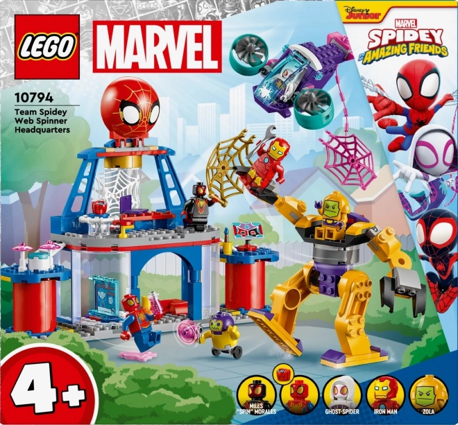 LEGO Marvel 10794 Spideyjeva pajkova baza