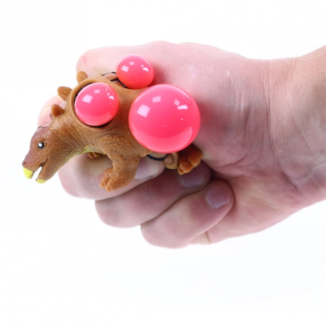 Antistresna žoga dinozaver z odprtinami