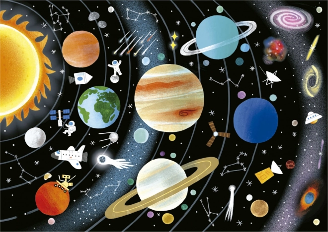 Educa Puzzle Sončni sistem 150 koščkov
