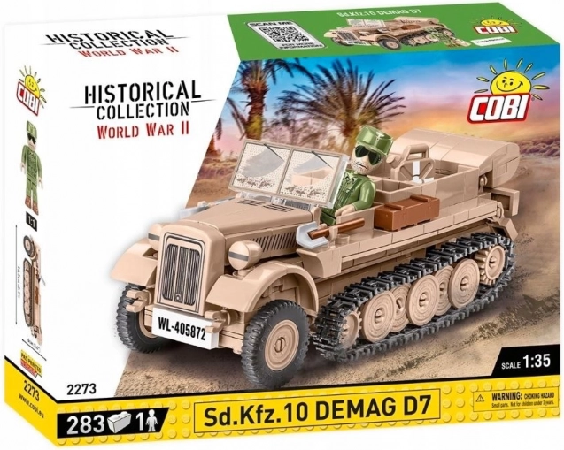 Komplet polgoseniškega vlačilca Sd.Kfz. 10 DEMAG D7 v merilu 1:35