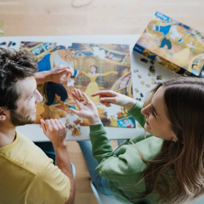 puzzle TREFL Premium Plus ikonični trenutki: Lepotica in zver 1000 kosov