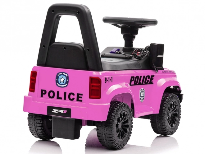 Otroški poganjalec Policija roza