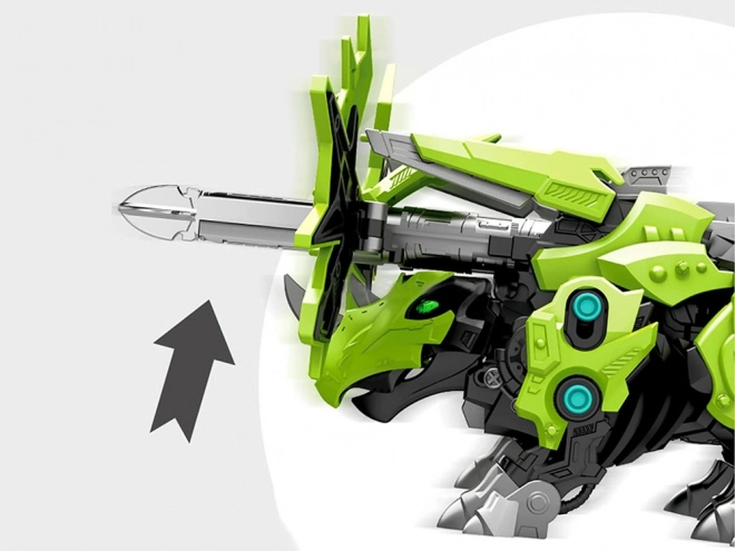 Premični model mehanskega robota Triceratops
