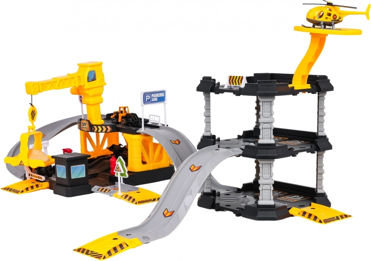 Heliport in gradbena vozila