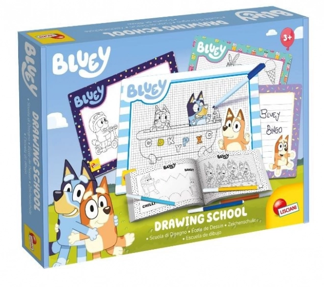 Šolski komplet za risanje Bluey