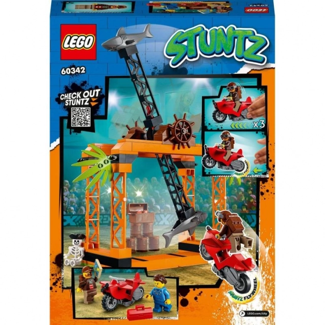 LEGO® City 60342 Izziv s kaskaderji sredi morskega psa