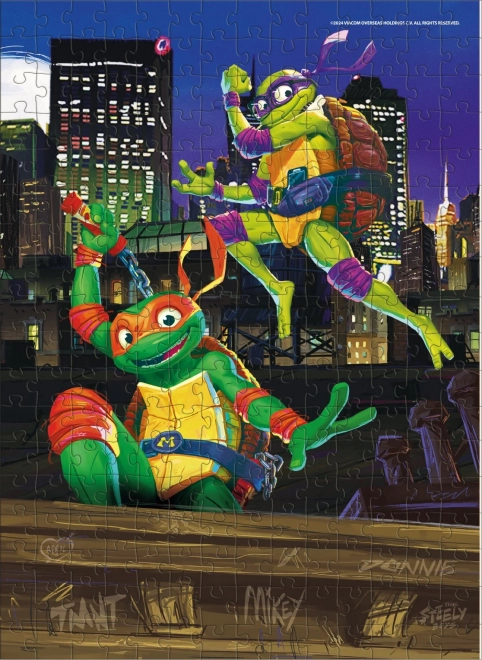 Sestavljanka Ninja želve: Donatello in Michelangelo