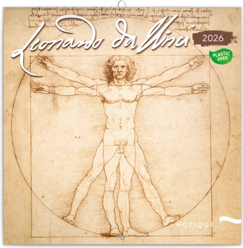 Beležniški koledar Leonardo da Vinci 2026
