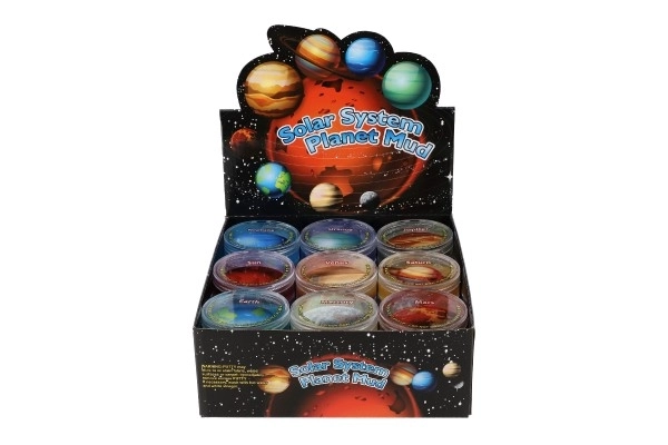 Sliz - hmota planeta sončni sistem 7cm mešanica barv