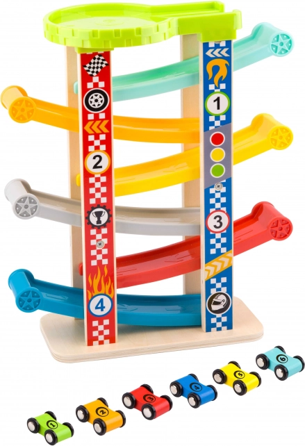 Tooky Toy Barvita tobogan za avtomobile