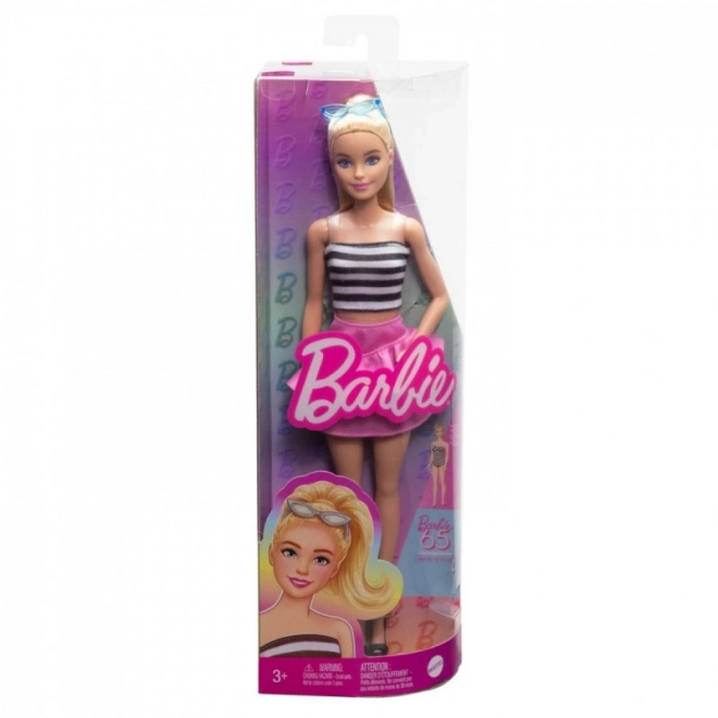 Barbie Fashionistas lutka v črtasti majici