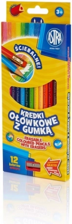 Astra trikotne barvice 12 kos