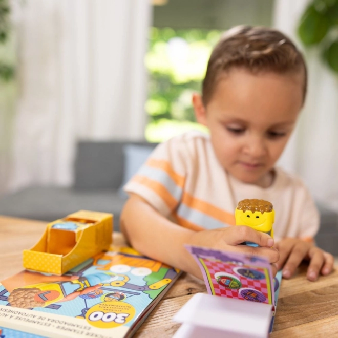 Sticker WOW! komplet nalepk z žigom Buldožer