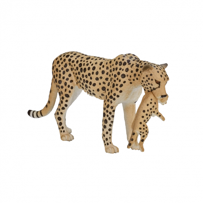 Mojo gepard z mladičem – realistična figurica za otroke in zbiratelje
