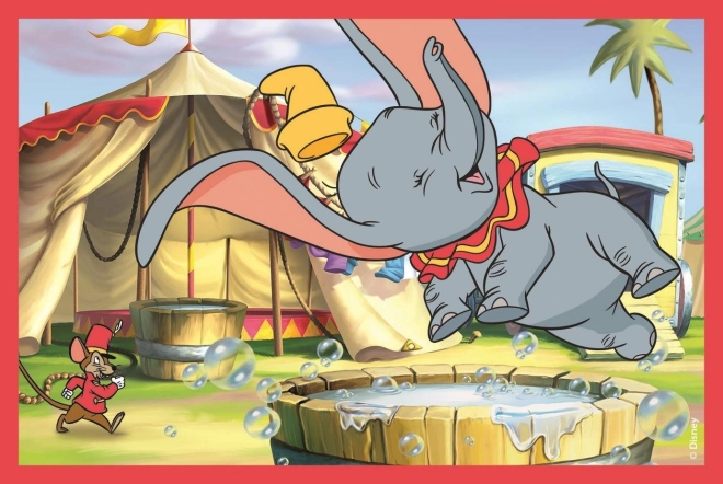 CLEMENTONI Slikovne kocke Disney klasika, 6 kock