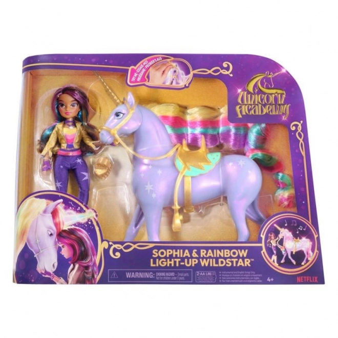 ACADEMIJA SAMOROGOV SVETLEČI SAMOROG WILDSTAR S PUNČKO SOFIA 24cm