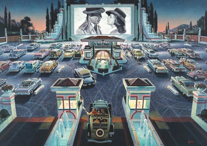 ART PUZZLE Uganka Avtokino 1000 kosov