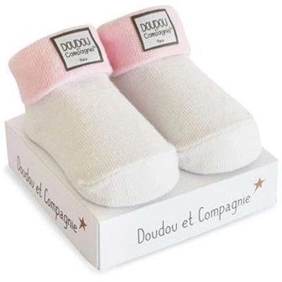 Doudou Nogavice za deklico 0-6 mes. 1 par