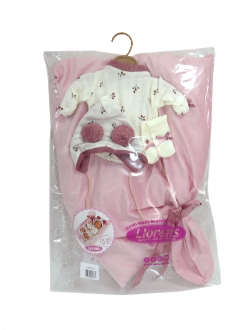 Llorens M635-78 oblačilo za punčko dojenčka NEW BORN velikosti 35-36 cm