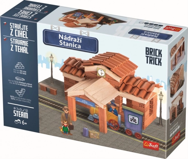 Železniška postaja XL od TREFL Brick Trick