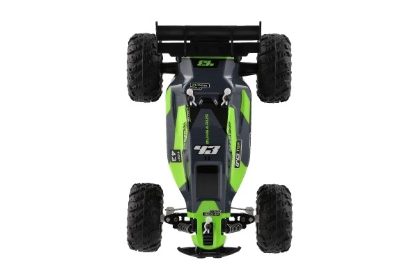 Avto RC Buggy hitrostni 2,4GHz plast 25cm na baterije v škatli 31x14x18cm – Zelene