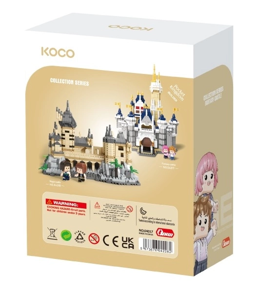 Kočljivko KOCO Čarobni grad plastični model