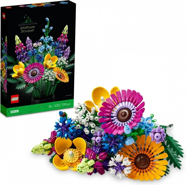 Lego Icons Šopek s poljskimi cvetovi