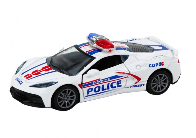 Kovinsko policijsko vozilo 1:32 Drive Mix