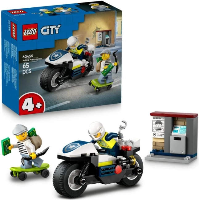 Lego City Policija: Preganjanje na motorju