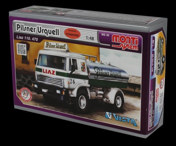 Stavebnica Monti System MS 36 Pilsner Urquell Liaz 1:48 v škatli 22x15x6cm