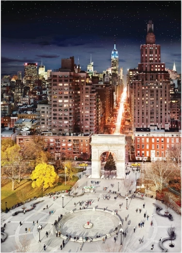 Galison sestavljanka Washington Square Park dan in noč 1000 koščkov