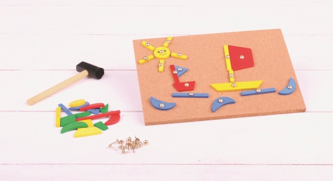 Bigjigs Toys Kreativna igra z zabijanjem