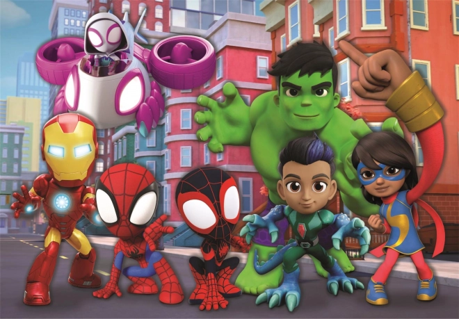 CLEMENTONI Sestavljanka Spidey in njegovi neverjetni prijatelji MAXI 24 kosov