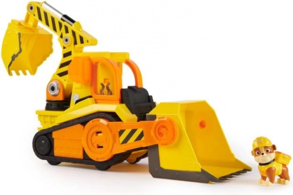 Buldozer deluxe z lučmi in zvoki s figurico – TAČKE NA PATRULJI RUBBLE IN EKIPA