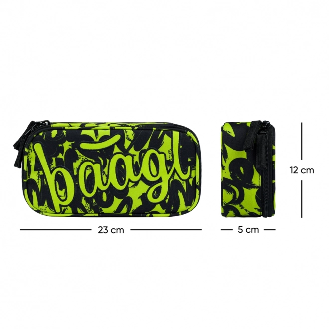 BAAGL Šolski etui Lime