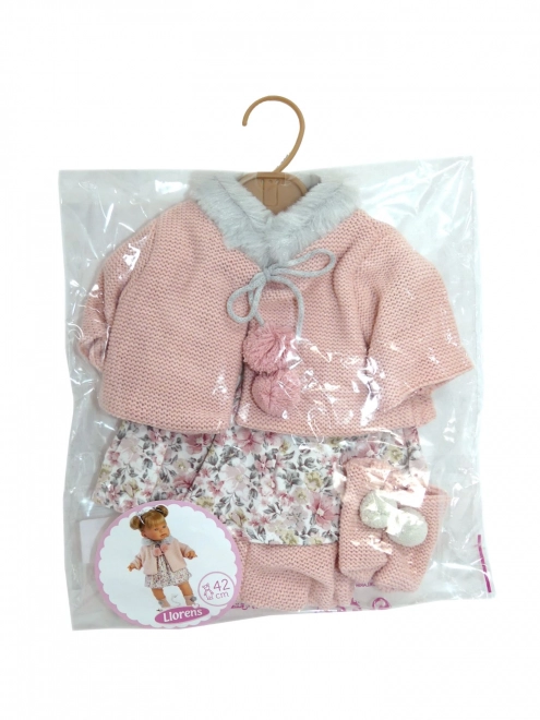 Llorens P42-264 oblačilni set za punčko velikosti 42 cm