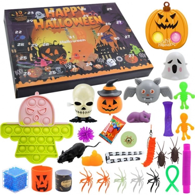 Koledarski Halloweenske Igrače Pop It Fidget Igrače Buča Duh