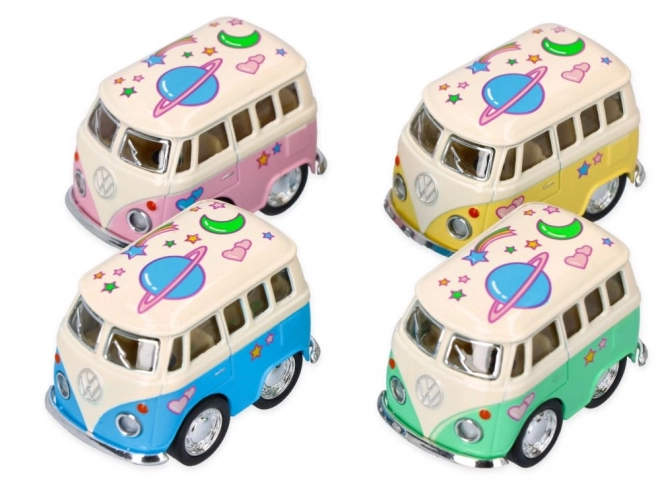 Kovinski model Volkswagen mini kombi 5cm