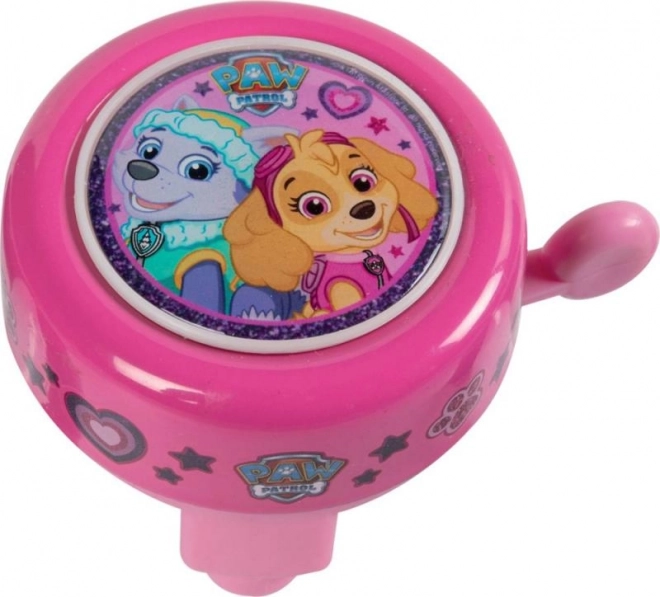 Otroški kolesarski zvonec Paw Patrol rožnat