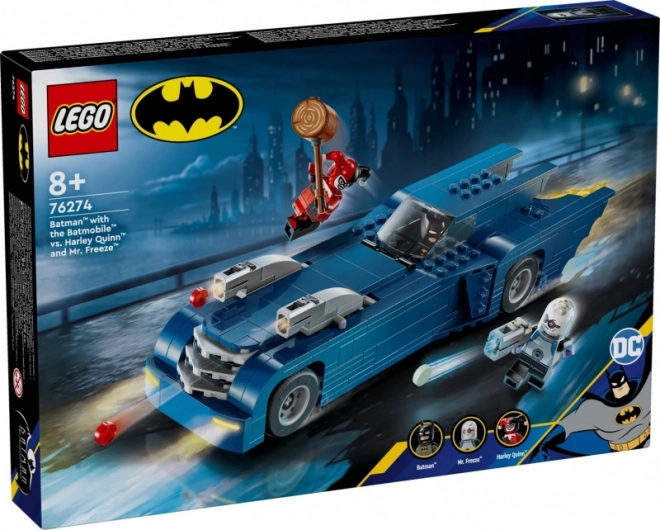 LEGO® DC Batman™ 76274 Batman™ in Batmobil proti Harley Quinn™ in Mr. Freeze™