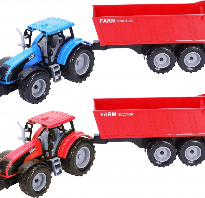 Traktor z prikolico s vztrajnikom 42 cm