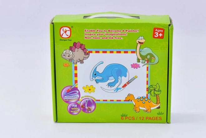 Mac Toys Sestavljanka Dinozavri z Vodnim Slikanjem