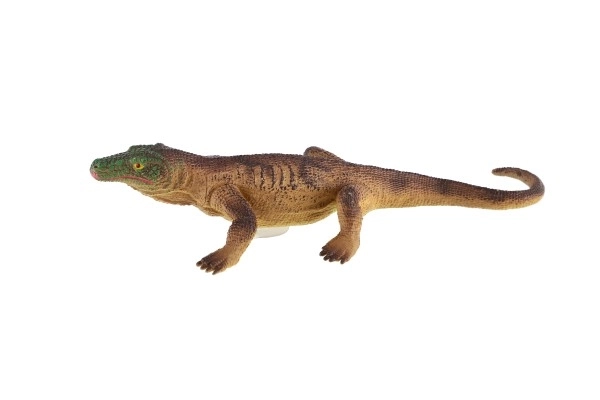 Živalec kuščarček s priseskom guma 22cm